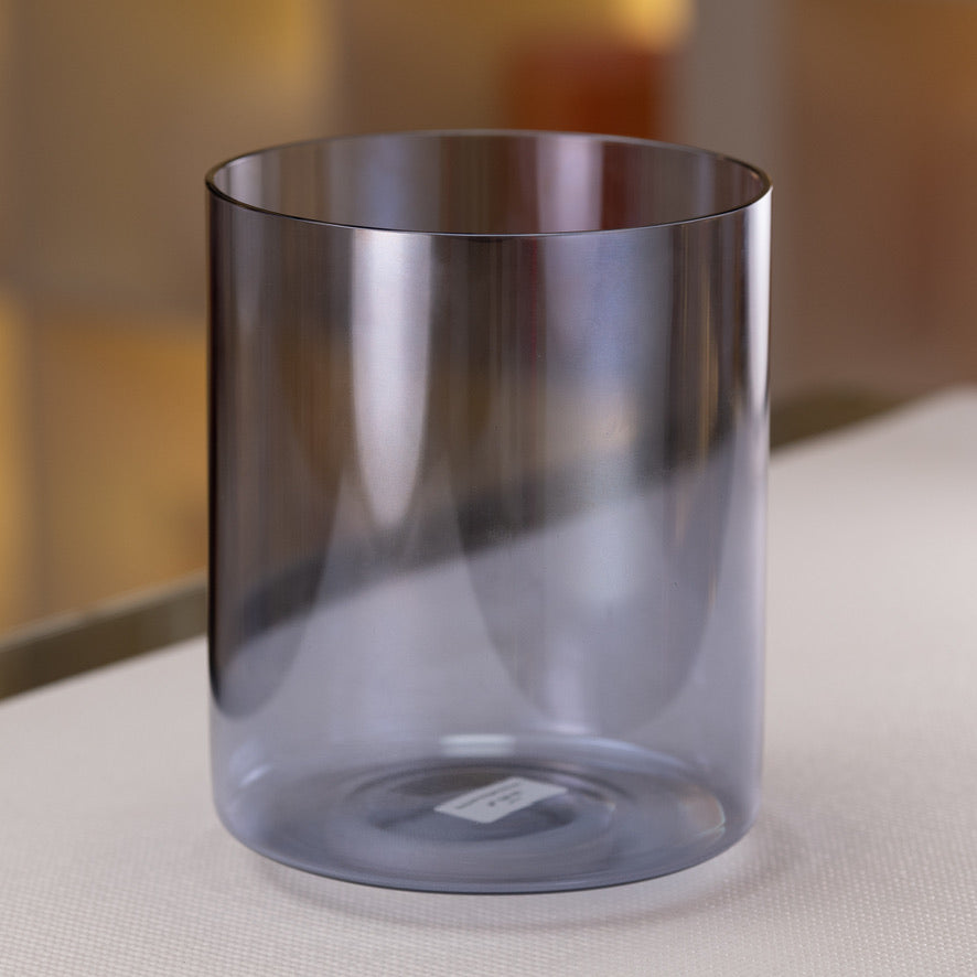 Tall crystal sound healing bowl