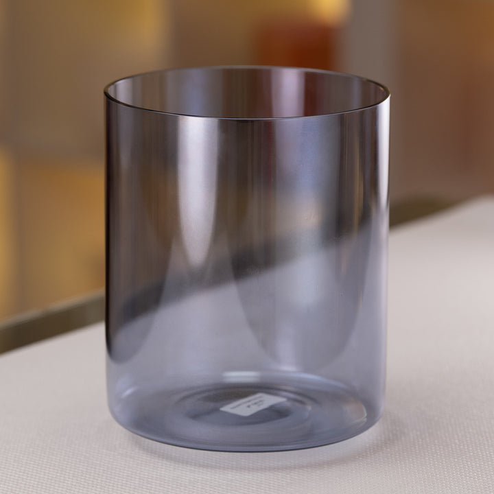 Tall crystal sound healing bowl