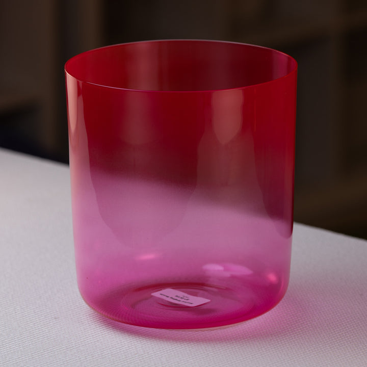 8" D-16 Dreamy Peony Crystal Singing Bowl from Bowls of Sound
