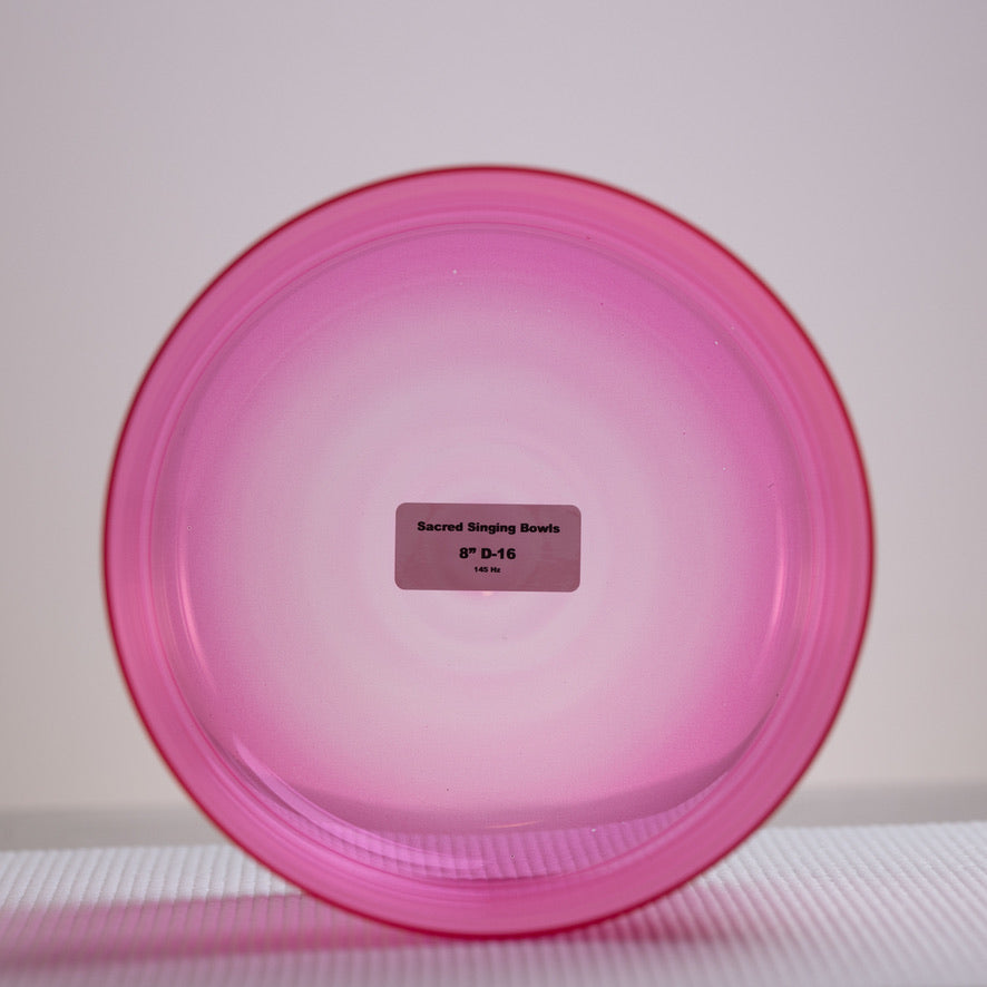 Pink sacral chakra sound bowl