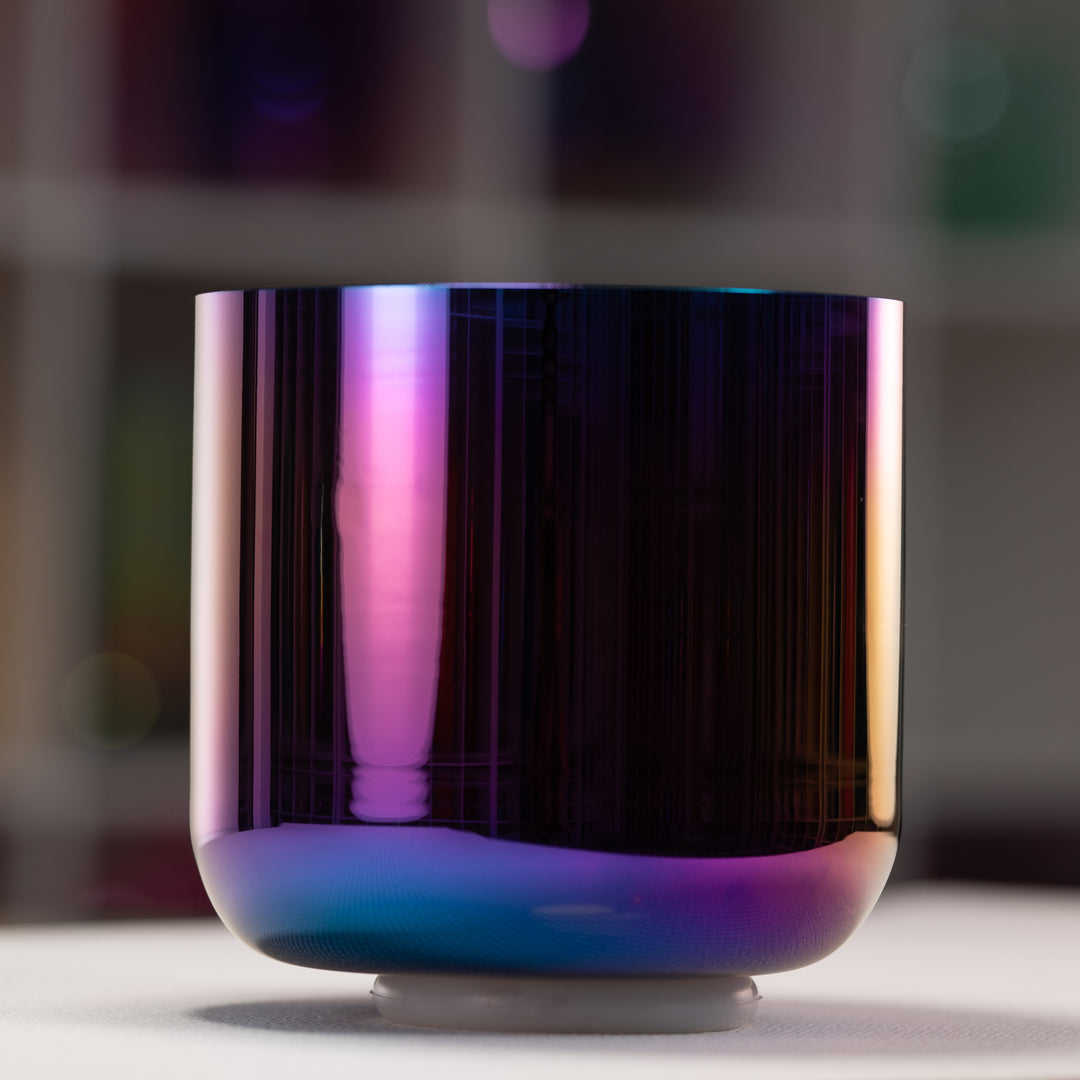Crystal singing bowl relaxation