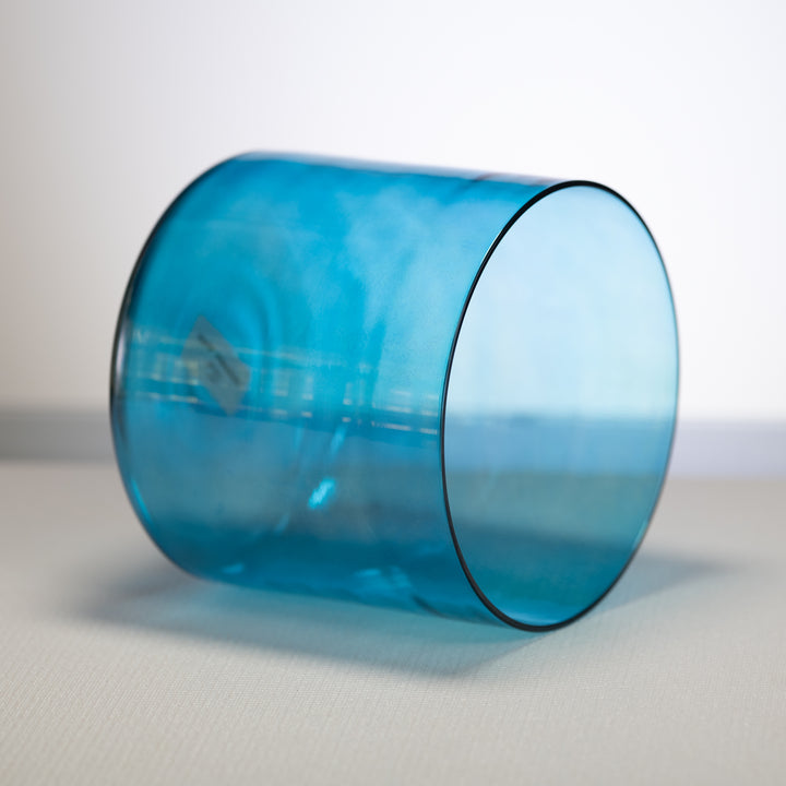 Blue crystal sound healing bowl