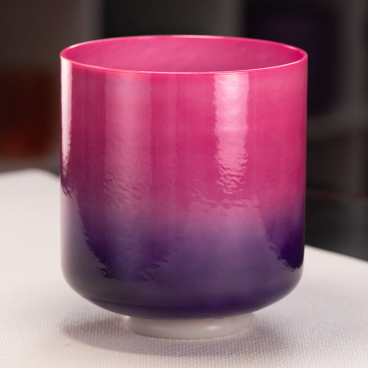8" D#-43 Blossoming Heart Crystal Singing Bowl from Bowls of Sound