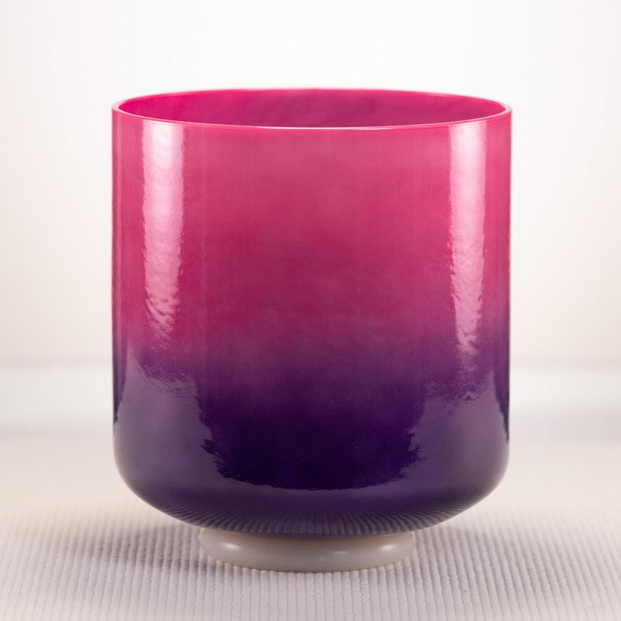 8" D#-43 Blossoming Heart Crystal Singing Bowl from Sacred Singing Bowls™