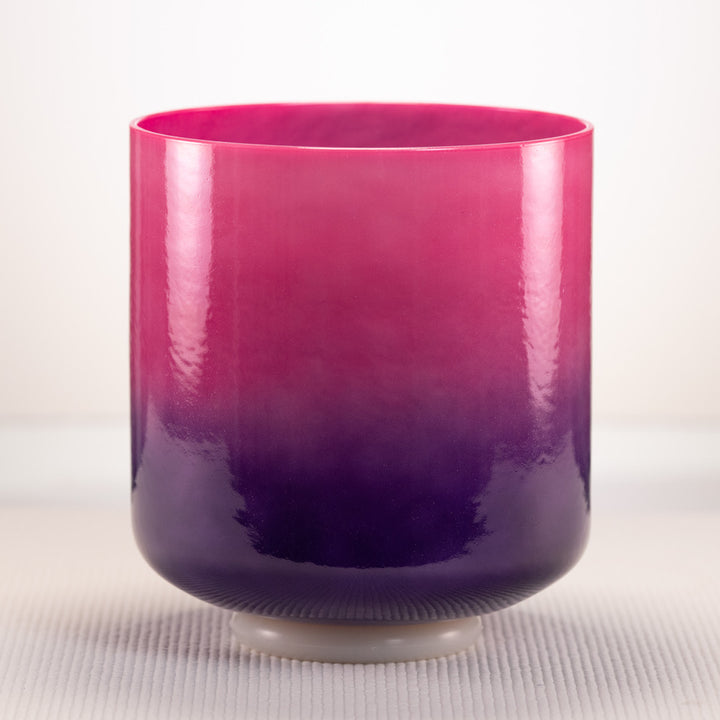 8" D#-43 Blossoming Heart Crystal Singing Bowl from Sacred Singing Bowls™