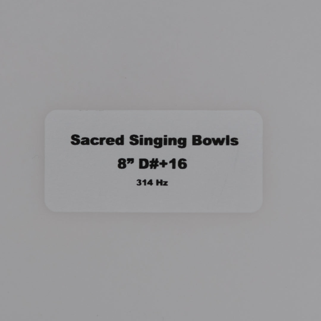 Sacred Singing Bowls: Product label