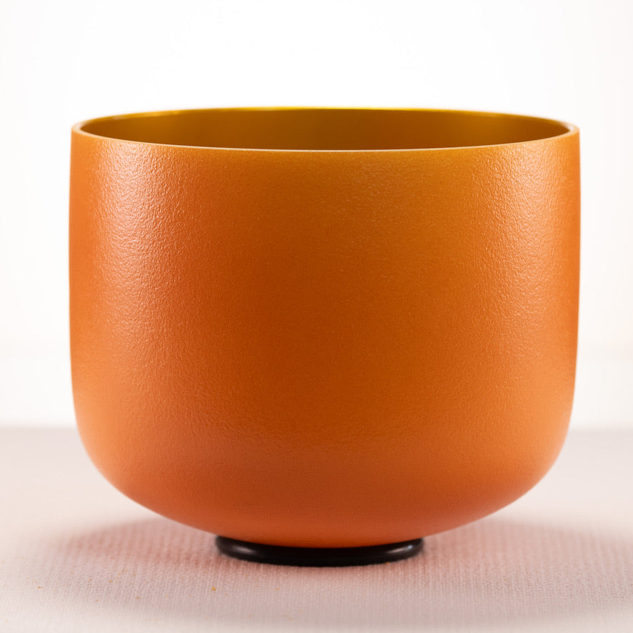 Frosted crystal singing bowl