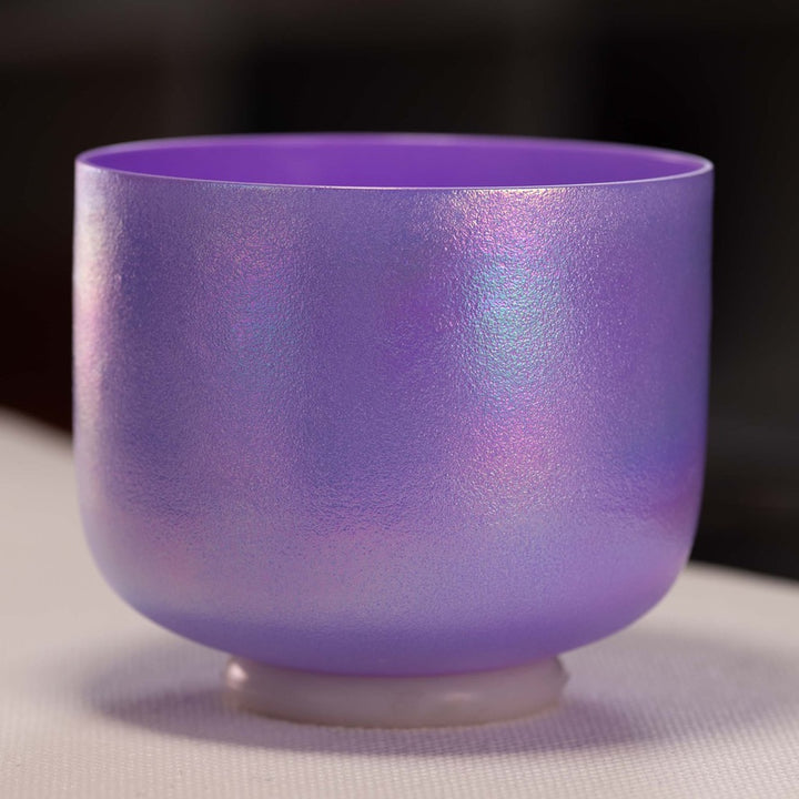 8" E-30 Lilac Blossom Celestial Frosted Bowl from Sacred Singing Bowls™
