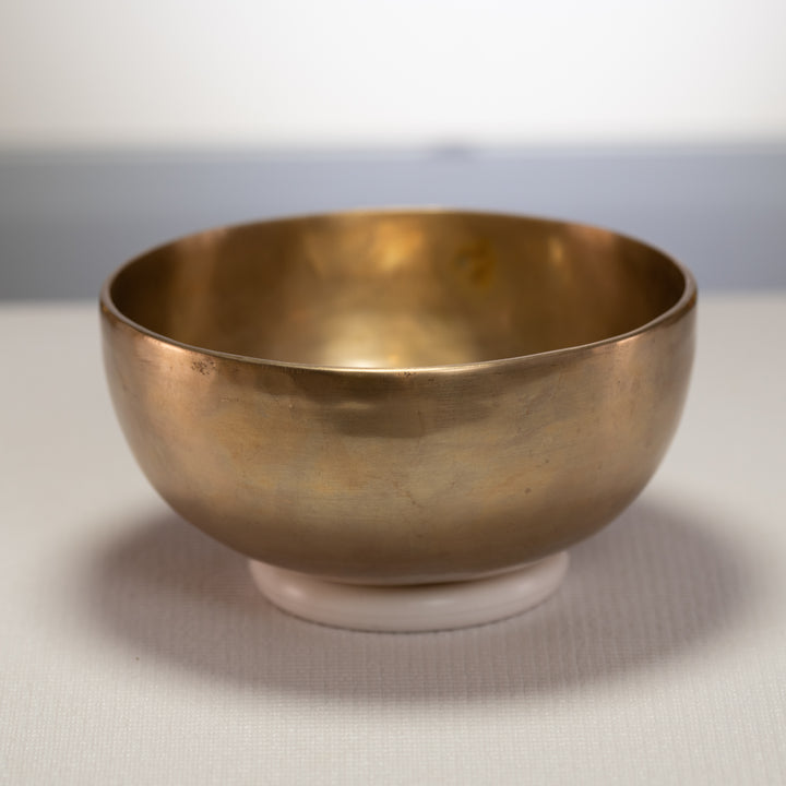 Metal heart chakra bowl