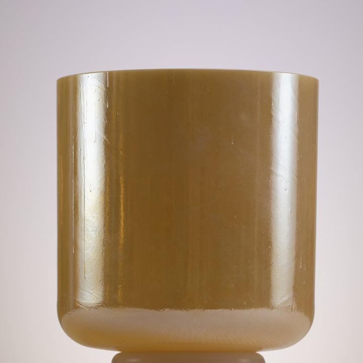 Yellow heart chakra singing bowl