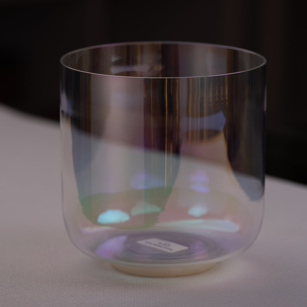 8" G-14 Prismatic Rainbow Crystal Singing Bowl from Bowls of Sound