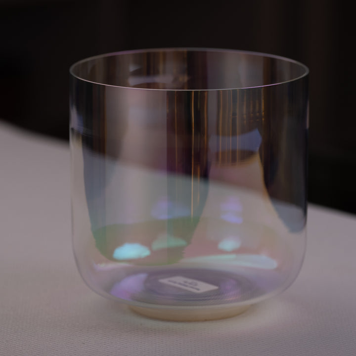 8" G-14 Prismatic Rainbow Crystal Singing Bowl from Bowls of Sound