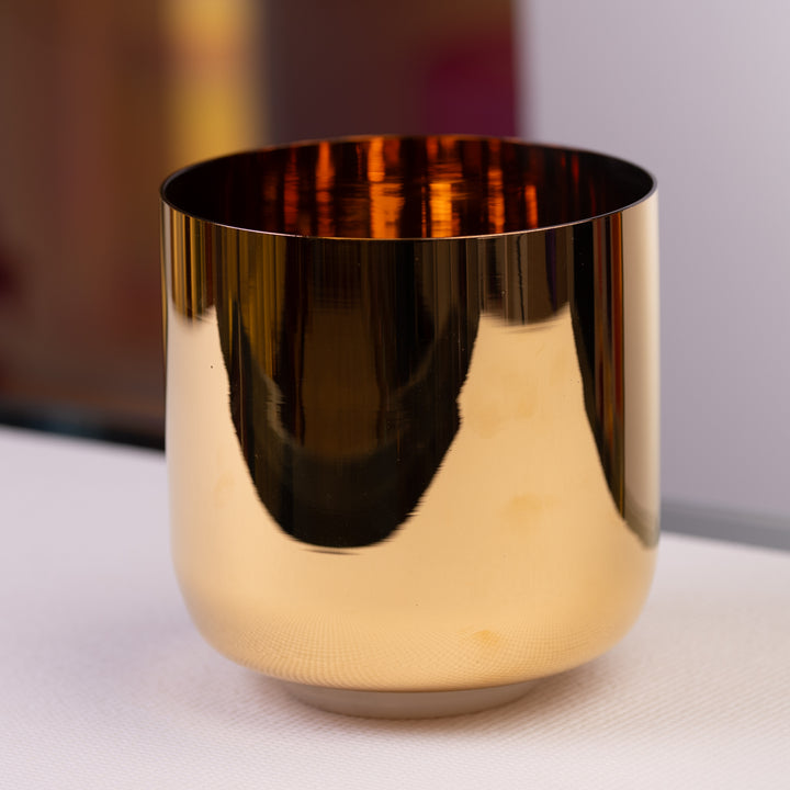 8" G#+1 24k Gold Singing Bowl, Perfect Pitch from Bowls of Sound