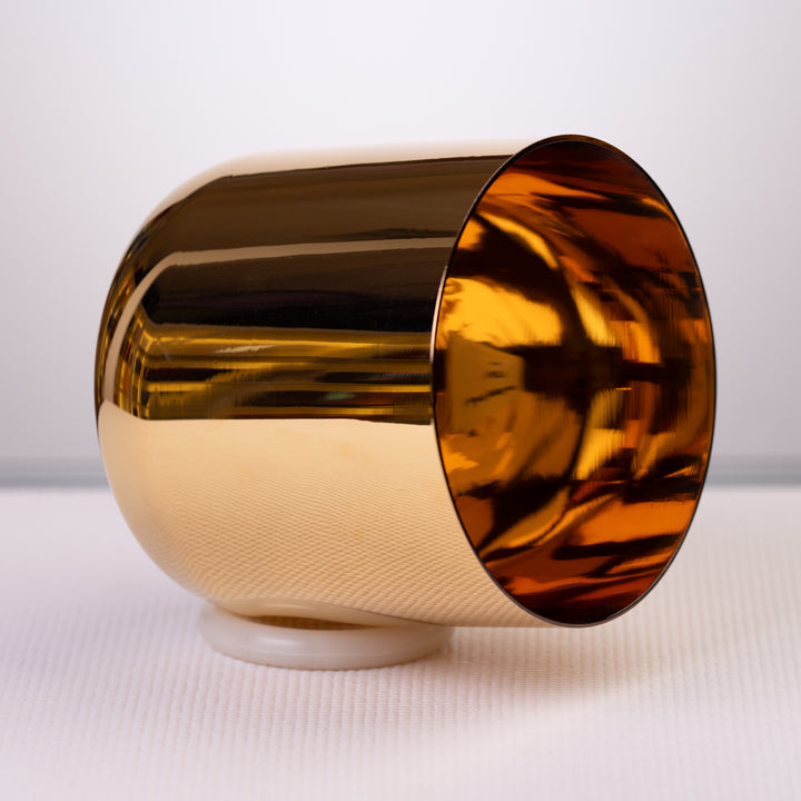 Gold singing bowl for sound healing