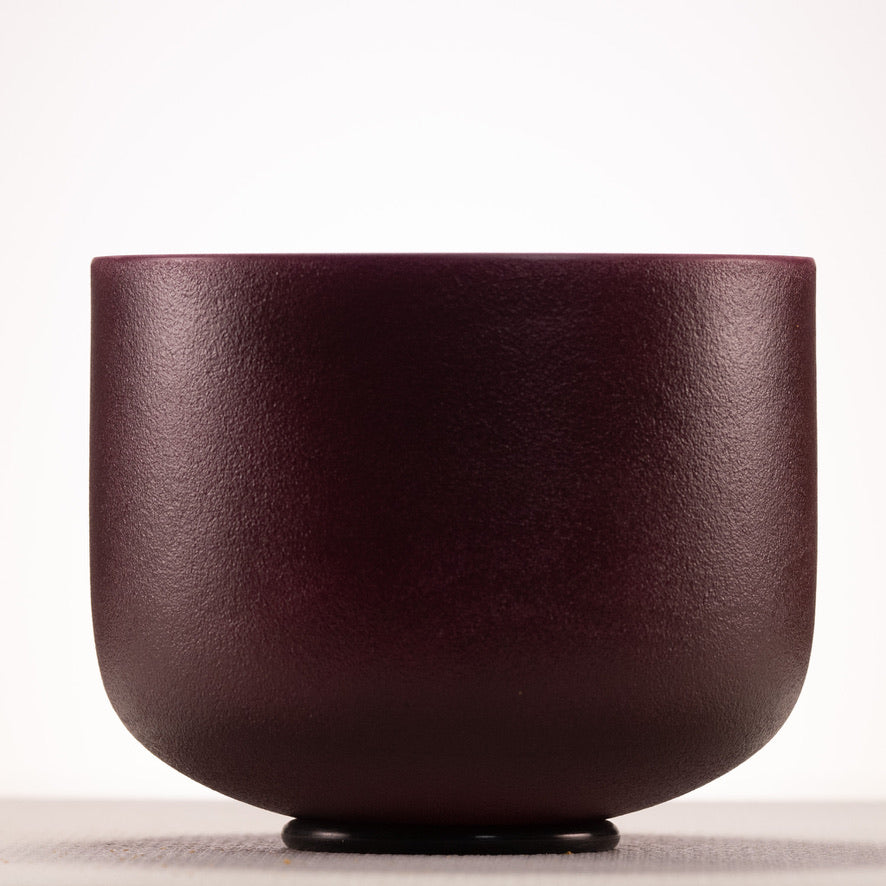 Brown crystal singing bowl