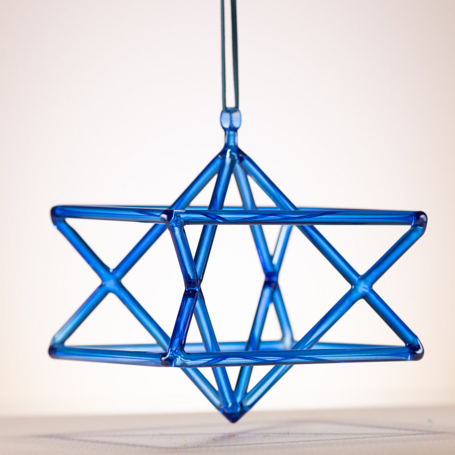 Blue crystal temple star