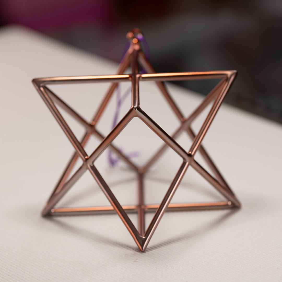 8" Solara Crystal Merkaba from Bowls of Sound
