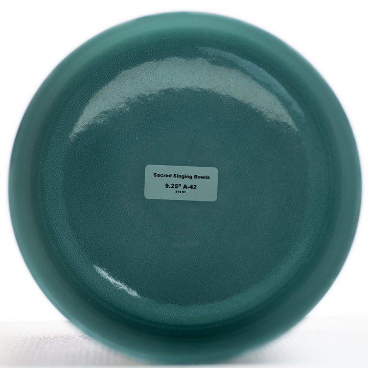 Sacred Singing Bowls™ product label with bowl specifications