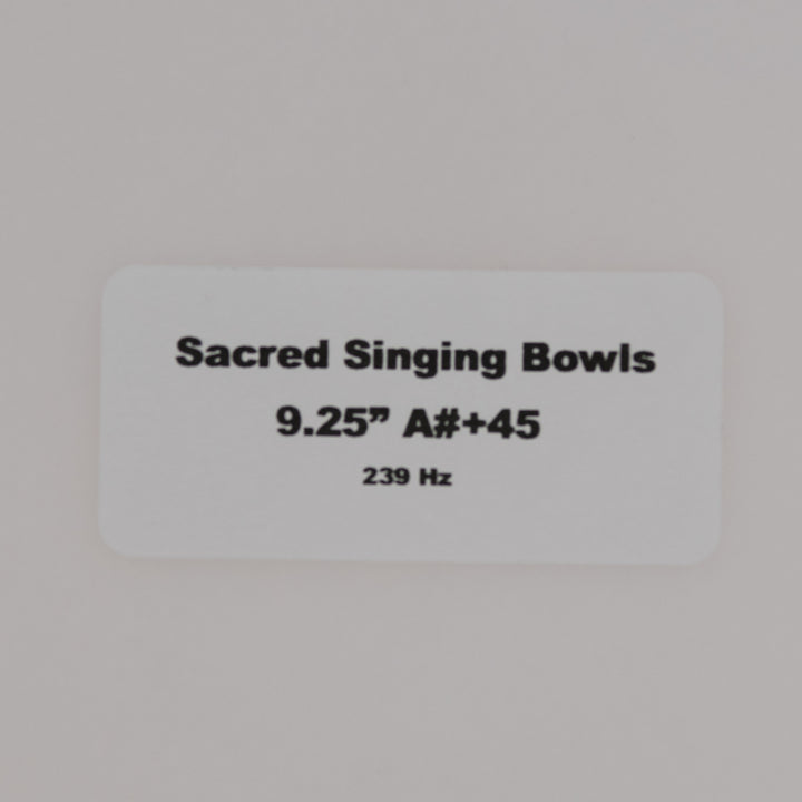 Sacred Singing Bowls: Product Label