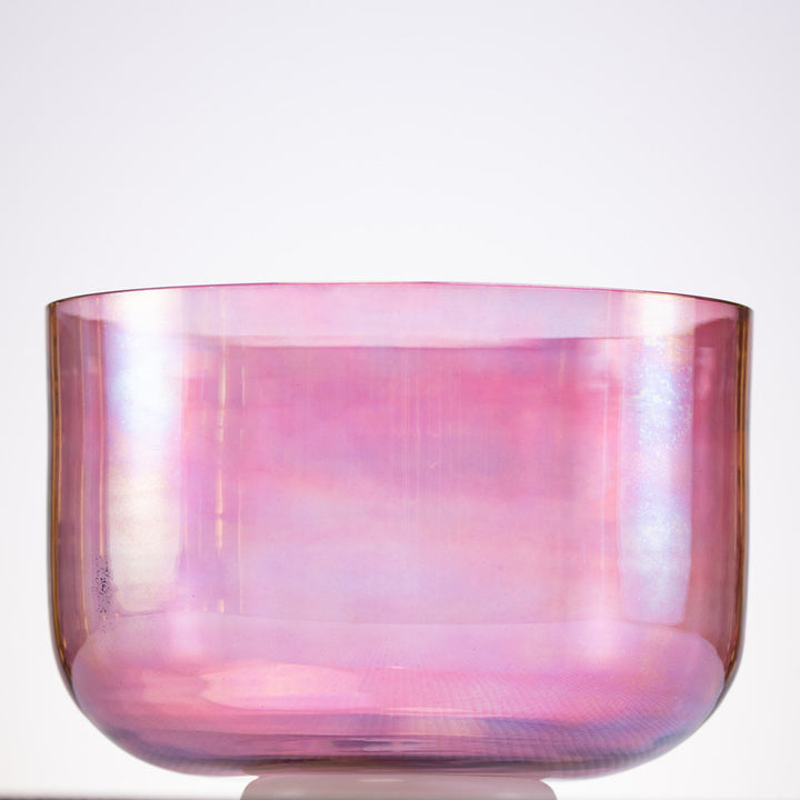 Pink root chakra singing bowl