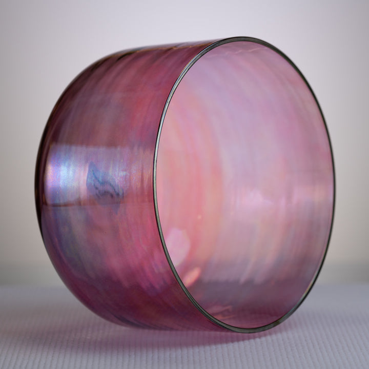 Crystal singing bowls for sound baths