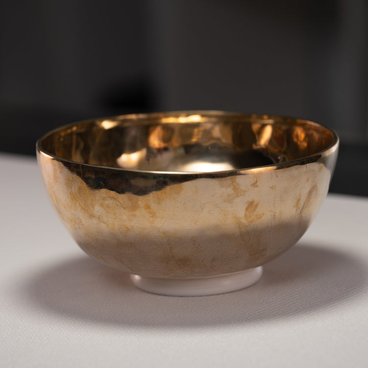 Crown chakra metal singing bowl