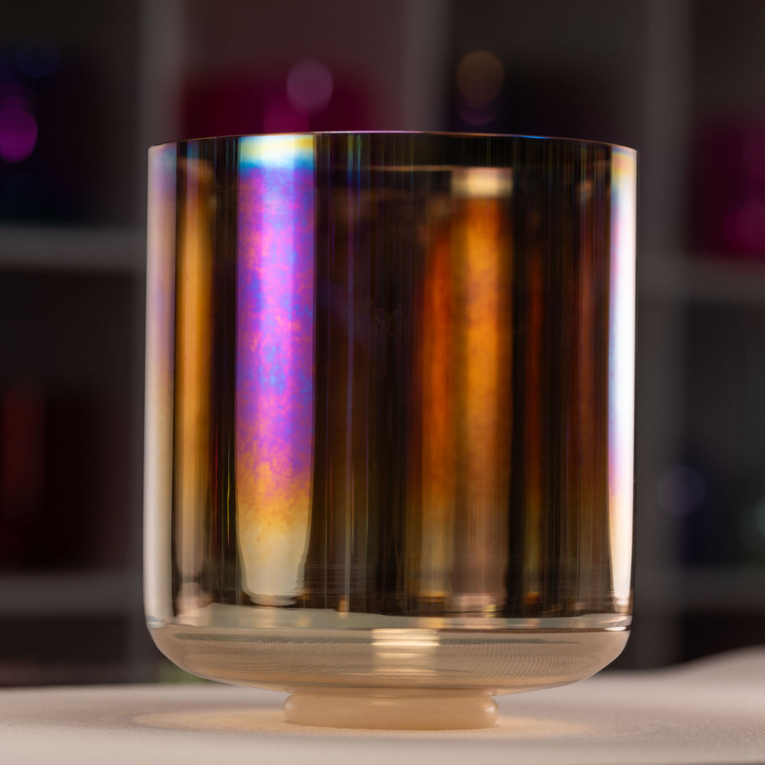 Tall Crystal Bowl for sound healing