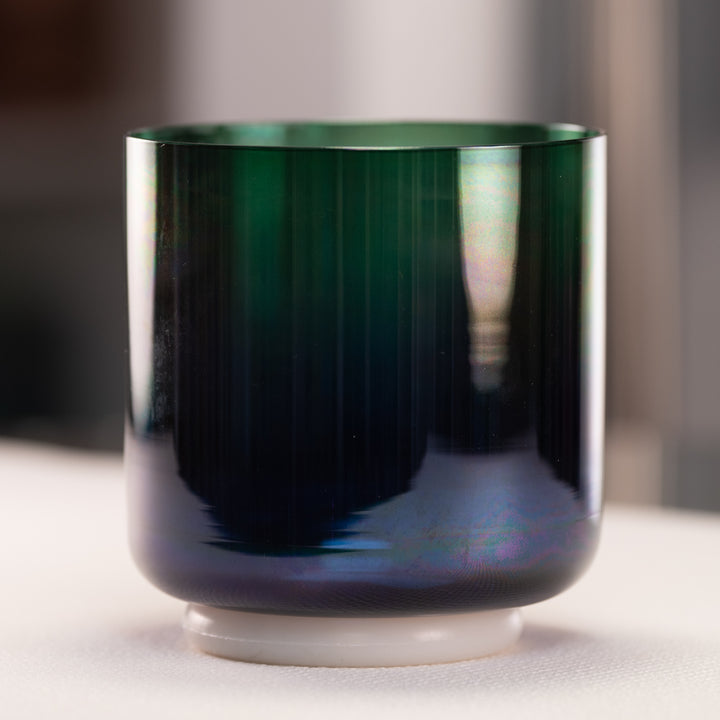 6" E-8 Sacred Earth Crystal Singing Bowl, Perfect Pitch