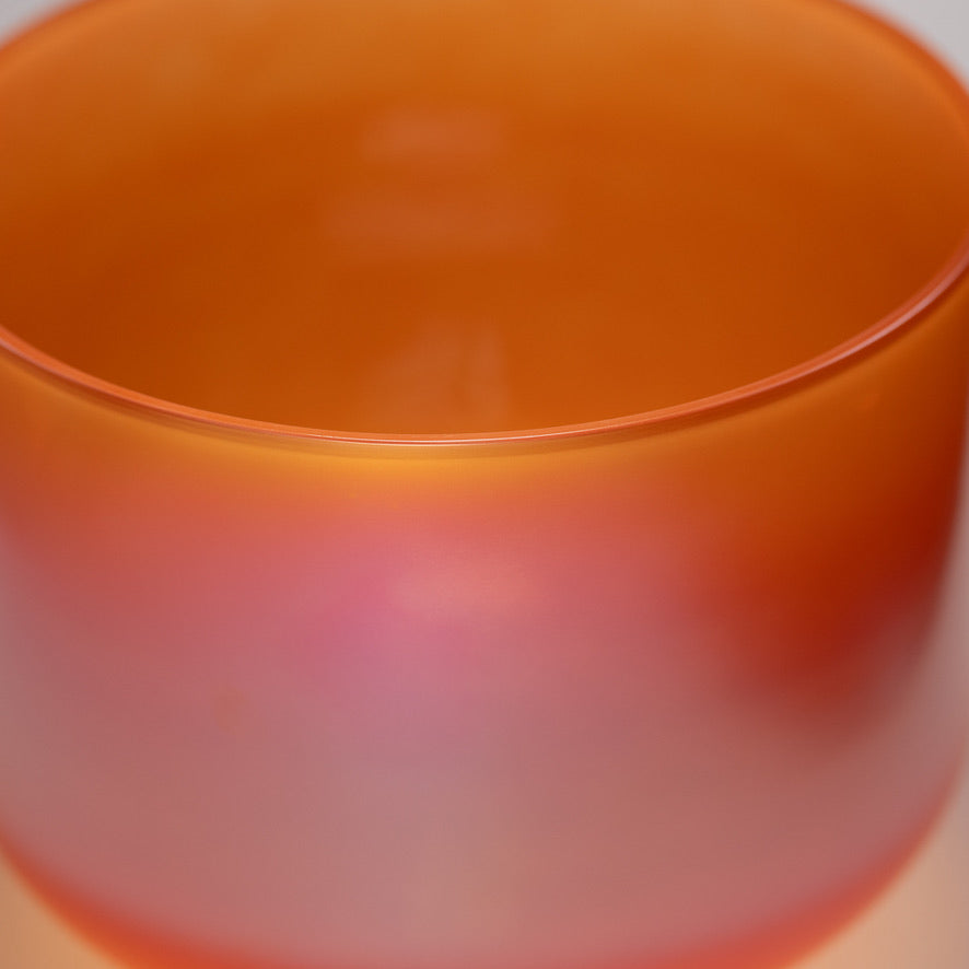 10" G#-5 Sunset Serenade Crystal Singing Bowl, Perfect Pitch