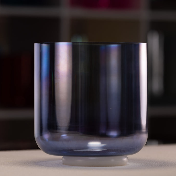7.5" C+5 Indigo Child Crystal Singing Bowl, Perfect Pitch