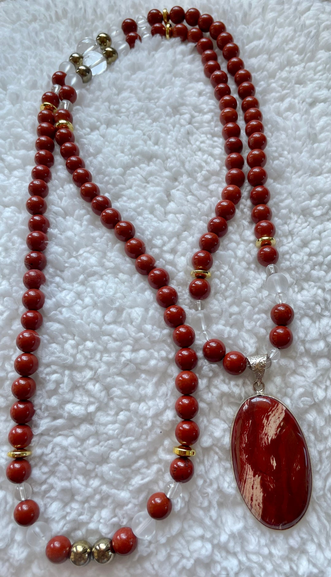 Red Jasper Mala