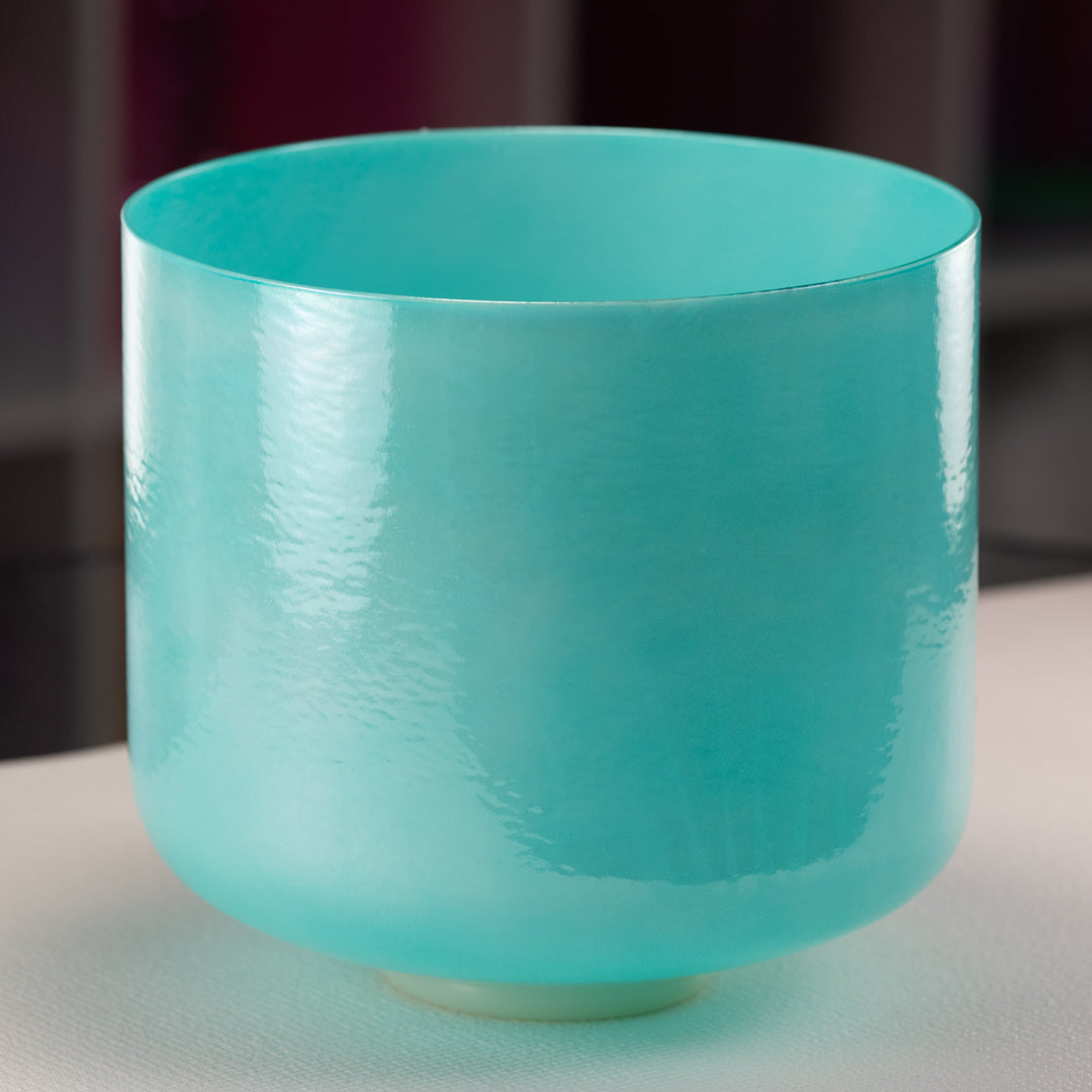 11" C#-38 Turquoise Tide Crystal Singing Bowl