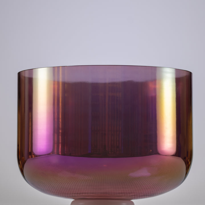 12" F-11 Healing Violet Flame Crystal Singing Bowl