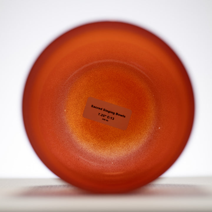 7.25" C-13 Sunset Bloom Crystal Singing Bowl