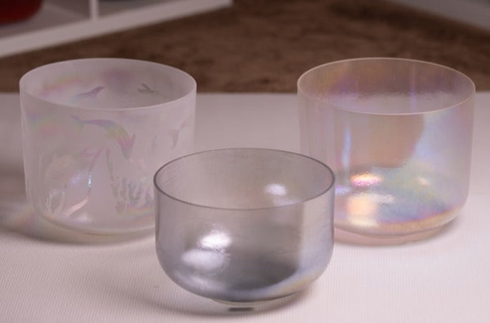 Transmitting Peace Crystal Singing Bowl Set