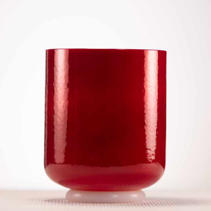 6.5" G+47 Crimson Dawn Crystal Singing Bowl