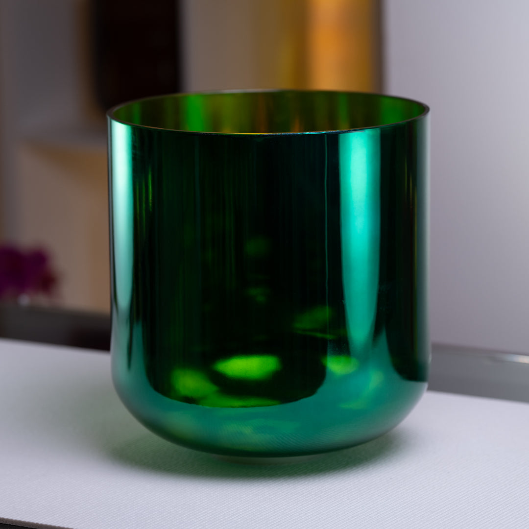 12.25" G#+37 Emerald Tablet Crystal Singing Bowl