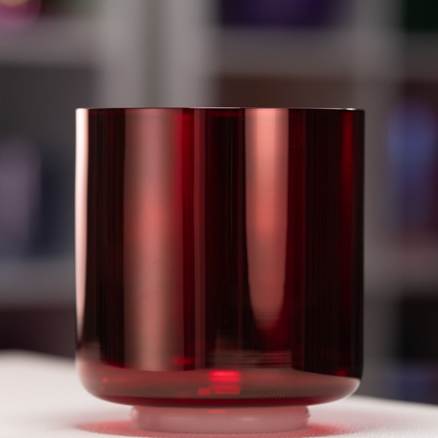 7" A#-16 Ruby Ray Crystal Singing Bowl