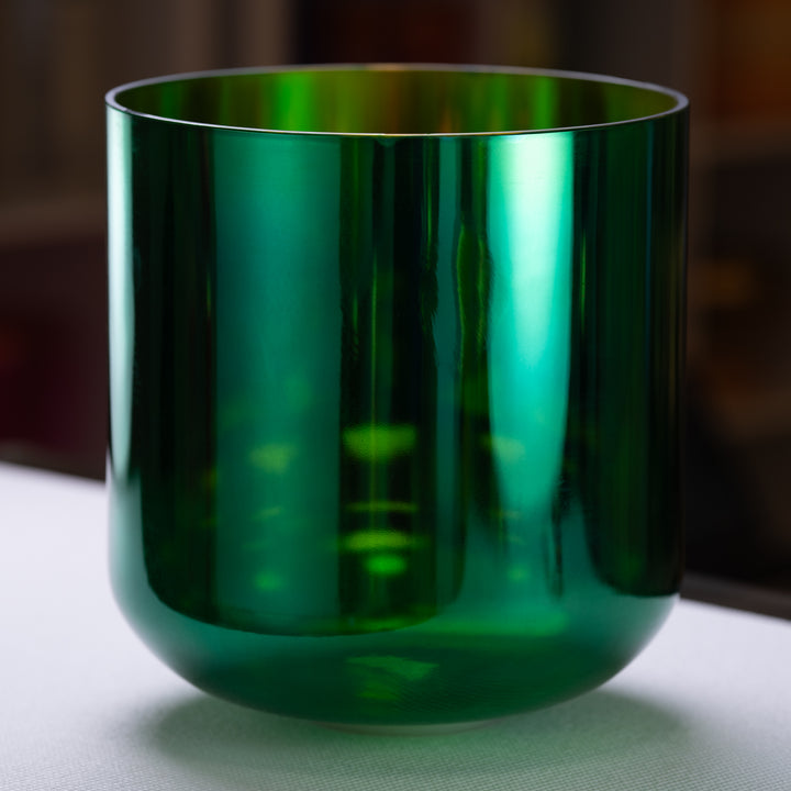 12.25" G#+37 Emerald Tablet Crystal Singing Bowl