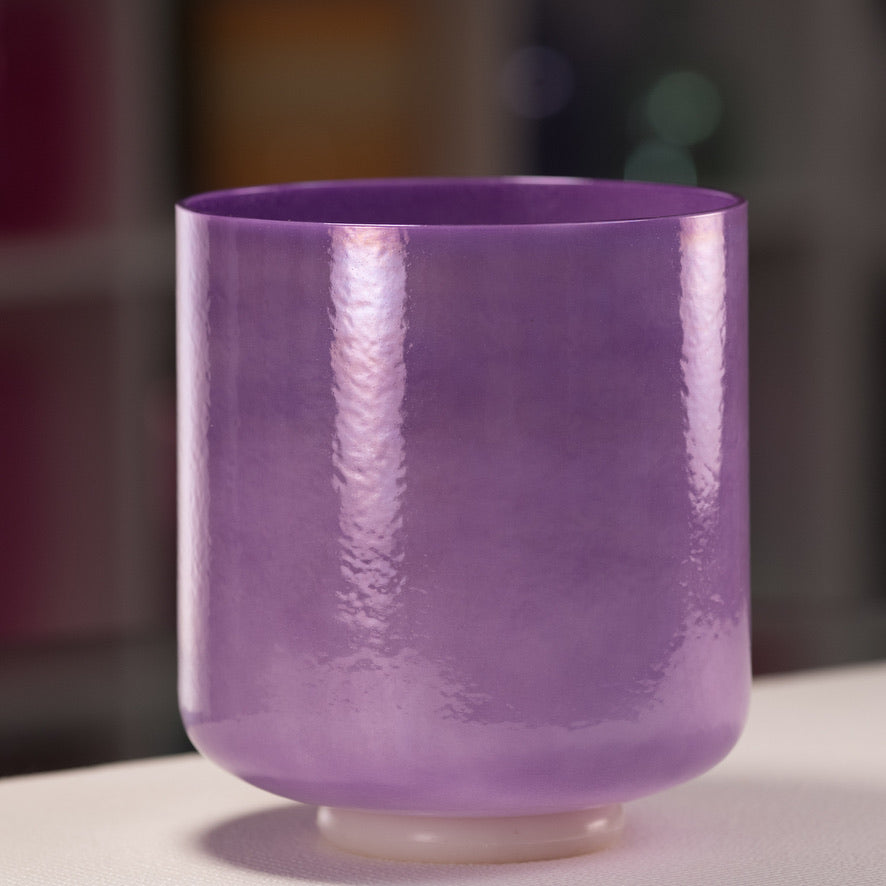 8" E-27 Lilac Blossom Crystal Singing Bowl