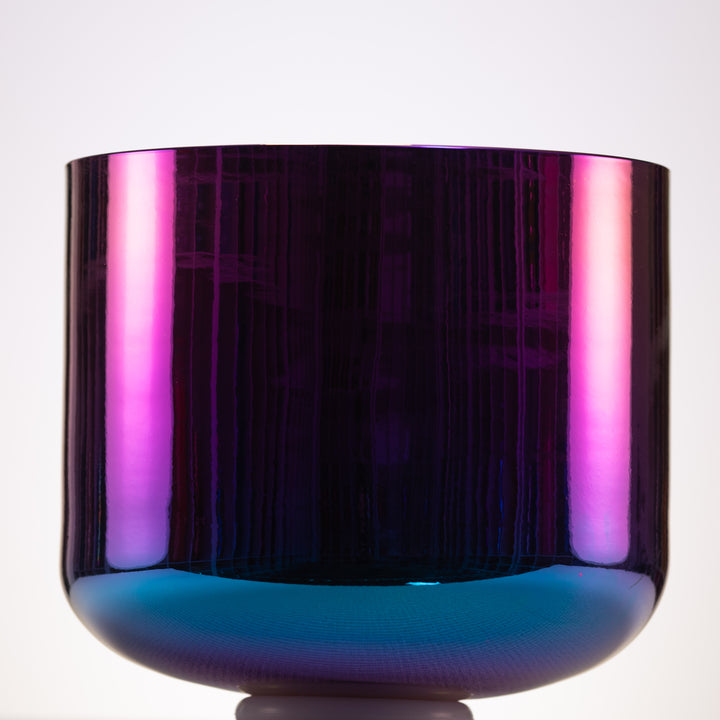 11" D#+43 Celestial Rainbow Crystal Singing Bowl