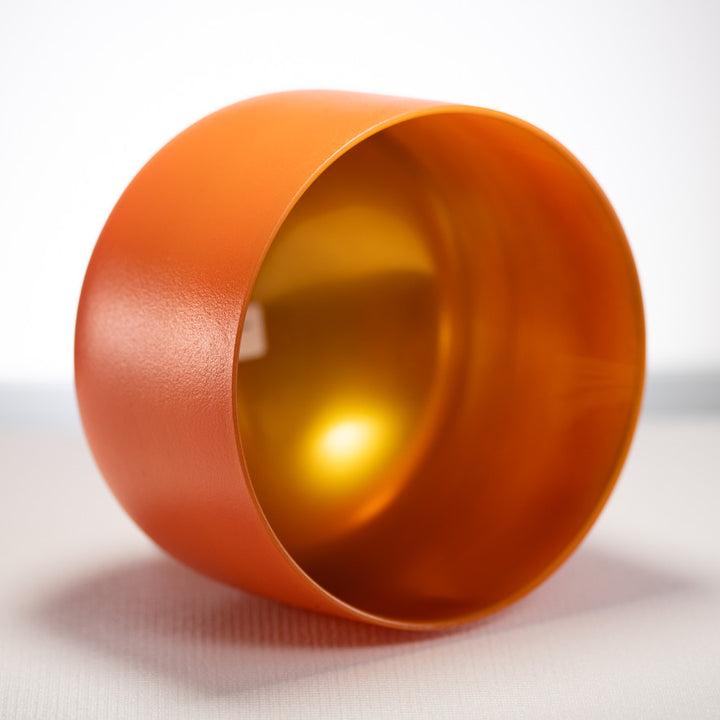 10" D#-25 Setting Sun Frosted Crystal Singing Bowl