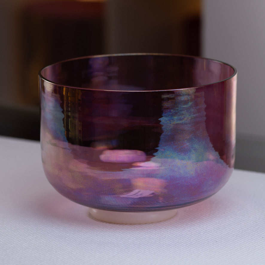 9.6" C-25 Solar Violet Singing Bowl