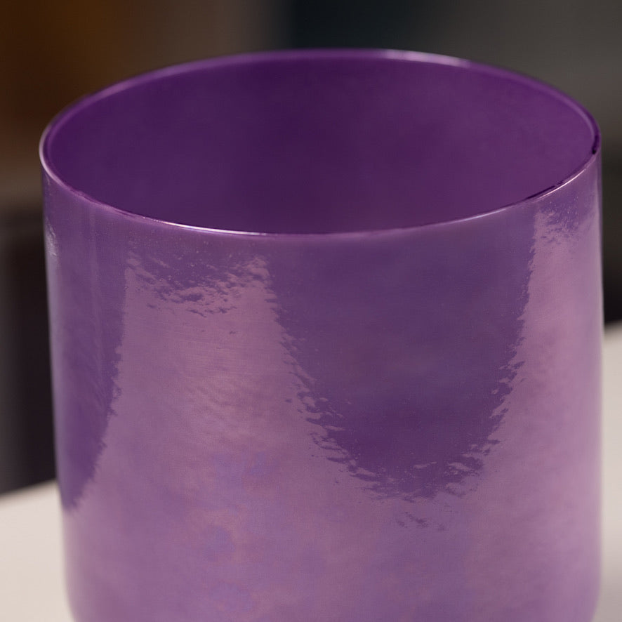 8" C+33 Lilac Blossom Crystal Singing Bowl