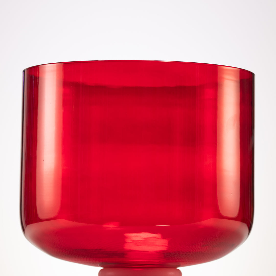 12" C#+27 Ruby Ray Crystal Singing Bowl