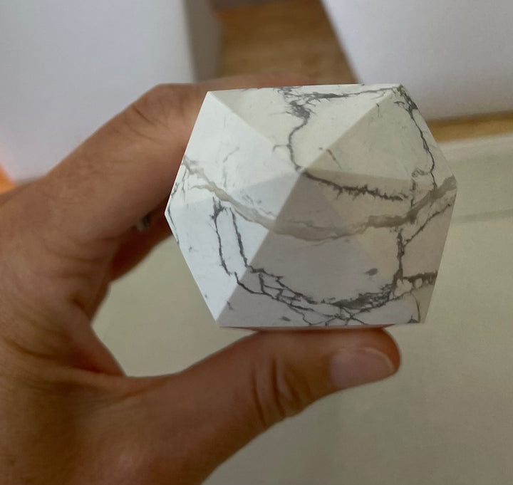 Large Howlite Tower
