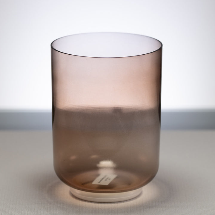 6.5" E-30 Sacred Ground Crystal Singing Bowl, Tall