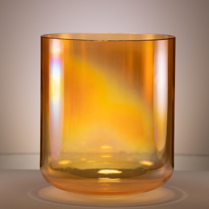 12" F+16 Topaz Transformation Sacred Symphony Crystal Singing Bowl, Tall