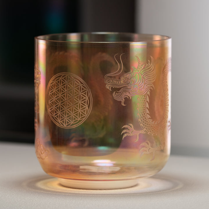 7" G+49 Sacred Fire Dragon Singing Bowl