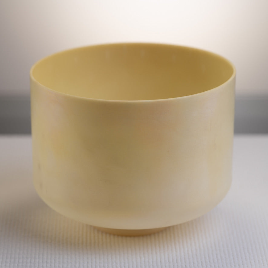 10" E+50 Frankincense & Platinum Crystal Singing Bowl